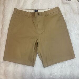 J. Crew Men's Tan Flat Front Shorts SZ 35